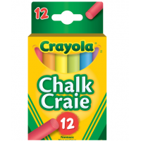 Crayola - 12 Batons de craie couleur